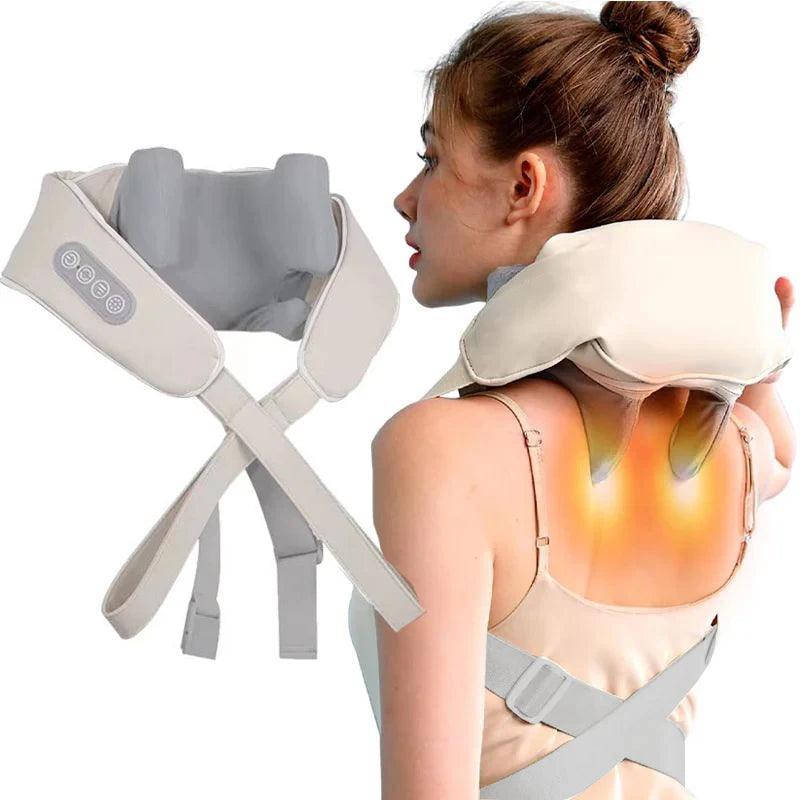 Masajeador Eléctrico Inteligente para Cuello y Hombros
