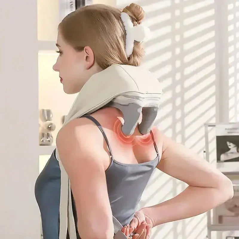 Masajeador Eléctrico Inteligente para Cuello y Hombros