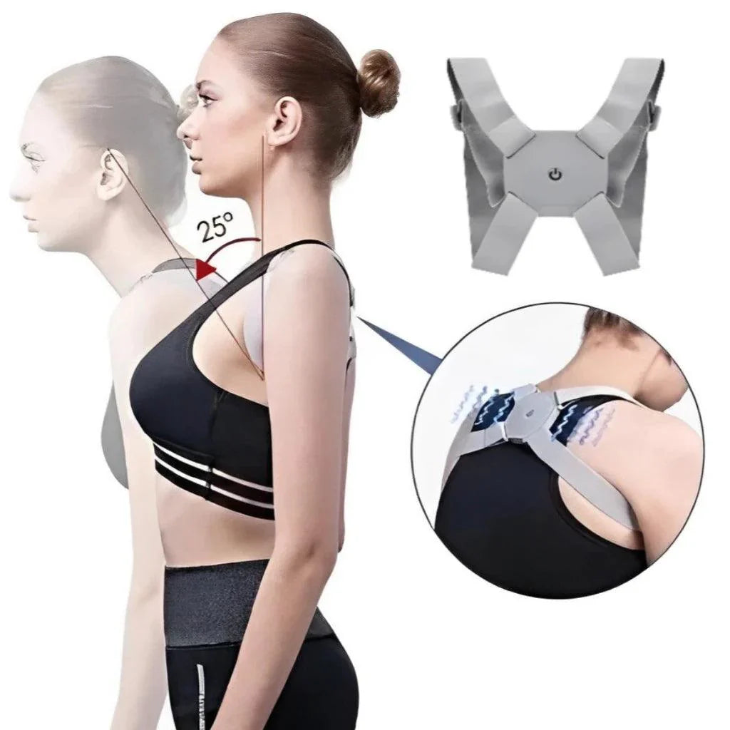 corrector postural inteligente unisex con sensor