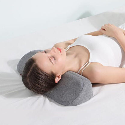 Almohada cervical de espuma viscoelástica Pistro para dolor de cuello – gris