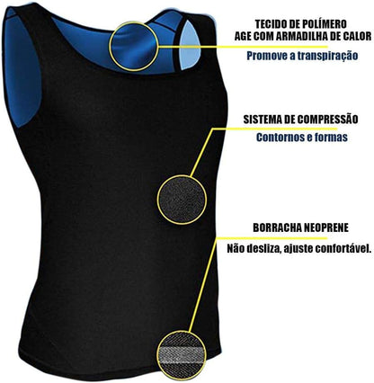Camiseta térmica reductora de neopreno para mujer – quema grasa, adelgaza y potencia la sudoración