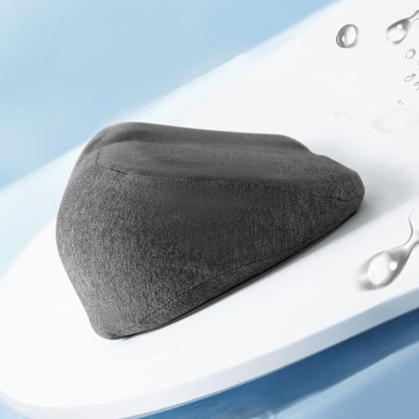 Almohada cervical de espuma viscoelástica Pistro para dolor de cuello – gris