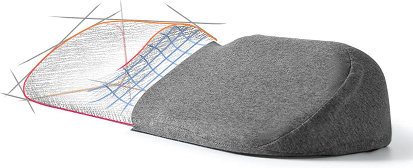 Almohada cervical de espuma viscoelástica Pistro para dolor de cuello – gris