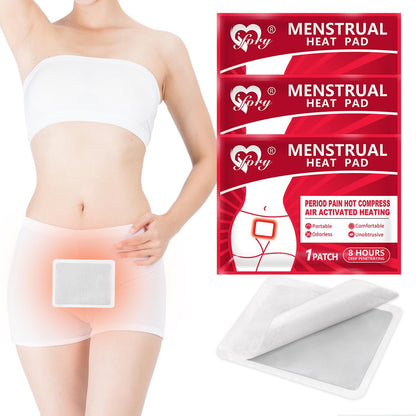 ifory Parches térmicos para cólicos menstruales – adhesivos portátiles y de viaje