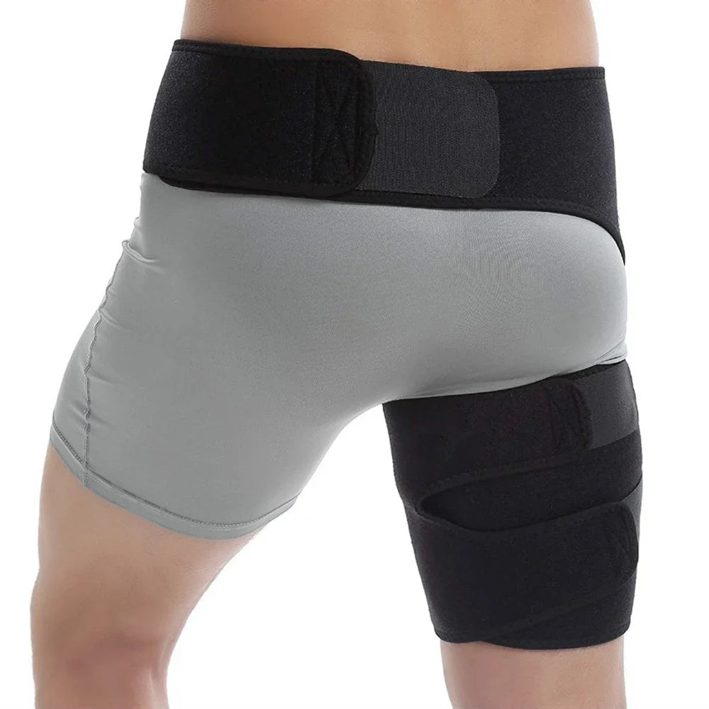 Soporte ajustable para la artritis – faja de apoyo para las articulaciones de la cadera, cintura y sacro, alivia el dolor y la tensión, protector para la artritis, cadera y muslo