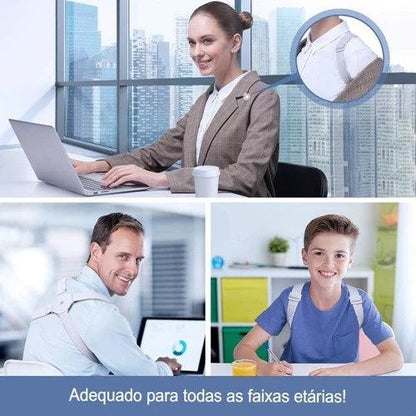 corrector postural inteligente unisex con sensor